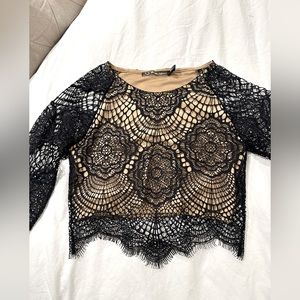 For love & lemons lace top